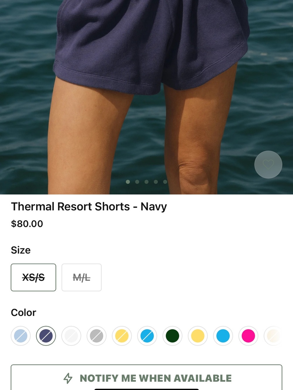 Daily drills Thermal Resort Shorts - Navy